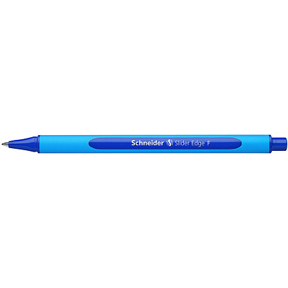 Ручка шариковая "Schneider Slider Edge F", голубой, синий, стерж. синий - 4