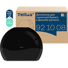 Диспенсер Tellus для туалетной бумаги в больших рулонах, черный, TР1