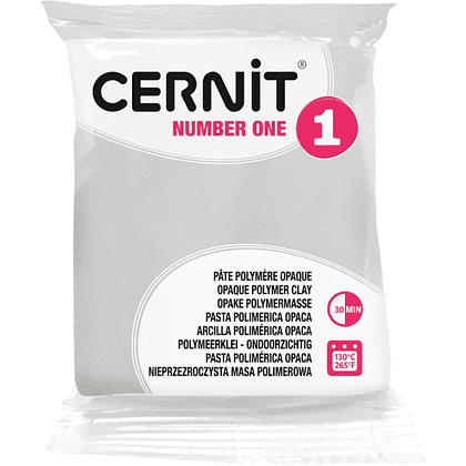 Полимерная глина "Cernit № 1 (Number One)", 56 г, 027 белый непрозрачный - 2