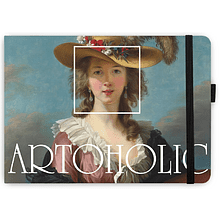 Скетчбук "Sketchmarker. ARTOHOLIC. Автопортрет. Элизабет Виже-Лебрен", 21x14.8 см, 140 г/м2, 80 листов, черный пейзаж