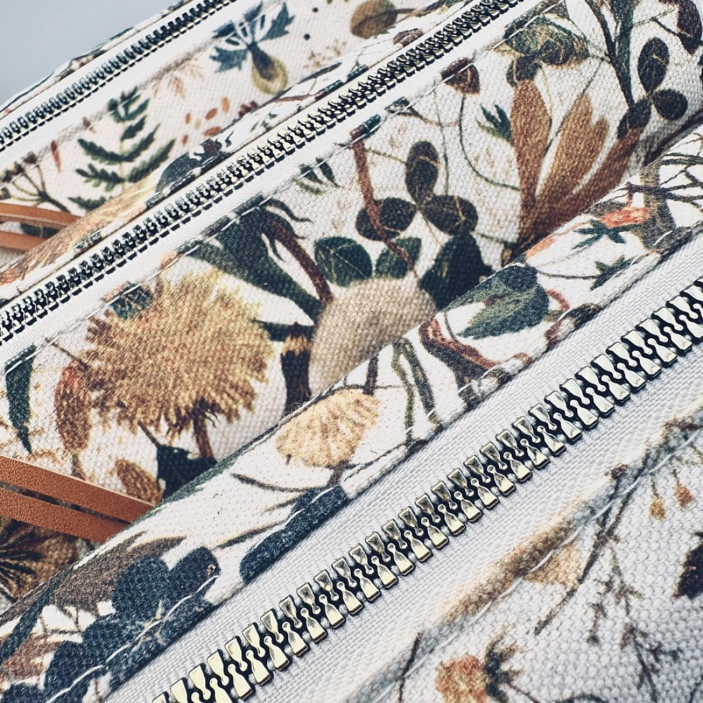 Косметичка "Flora. Луговые травы", 20х7 см. - 5