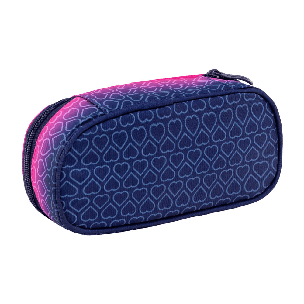 Пенал "Hexagon Pink Ombre", 1 отделение, розовый - 3