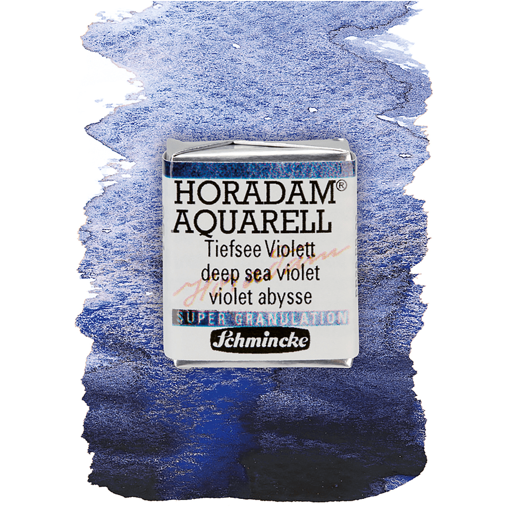 Краски акварельные "Schmincke Horadam", 951 фиолетовый deep sea, полукювета