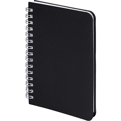 Блокнот "xPro", А6, 80 листов, клетка, спираль сбоку, черный - 2