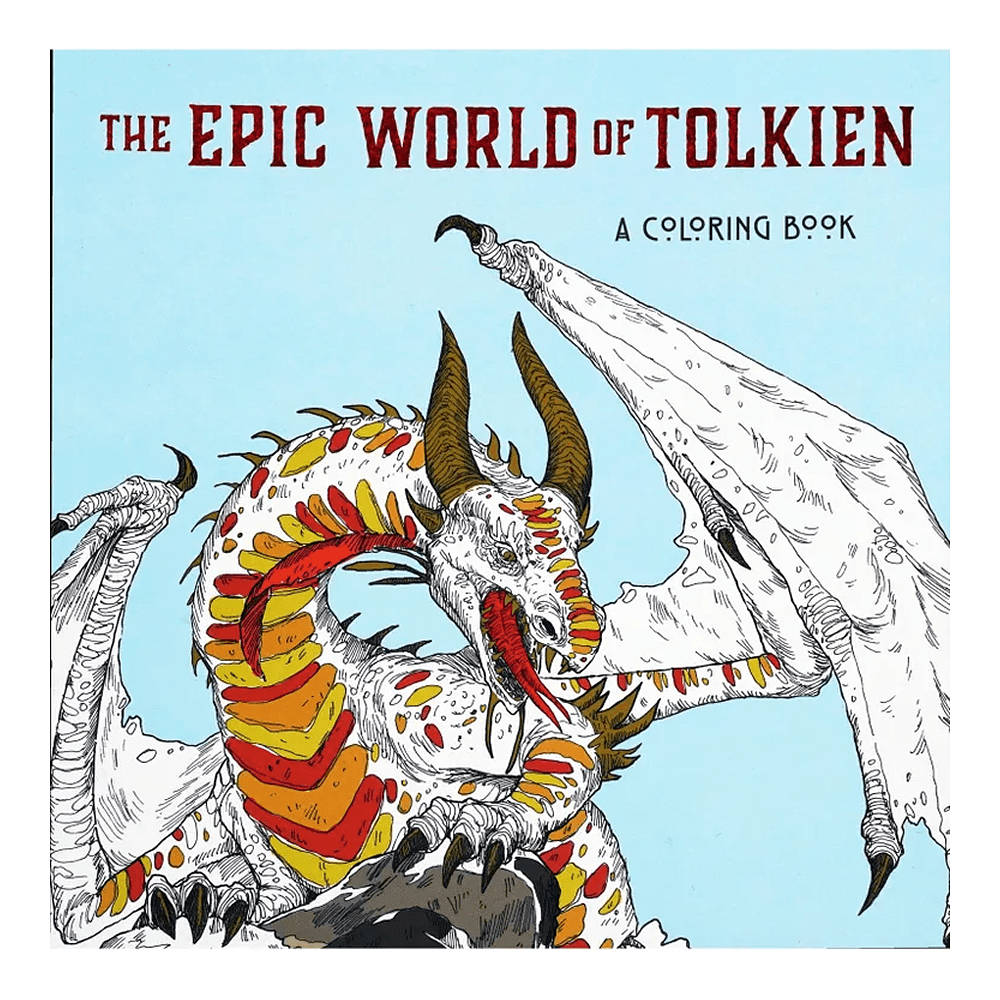 Раскраска на английском языке языке "A Coloring Book. The Epic World of Tolkien"