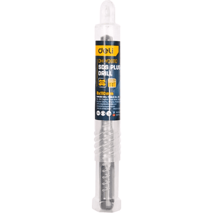 Бур по бетону Deli YS EDH-Y08110, 8 x 110 мм, SDS-PLUS - 6 Бур по бетону Deli YS EDH-Y08110, 8 x 110 мм, SDS-PLUS - 6