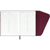 Ежедневник недатированный "Спилок Делавэ", А5, 320 страниц, бордовый - 4