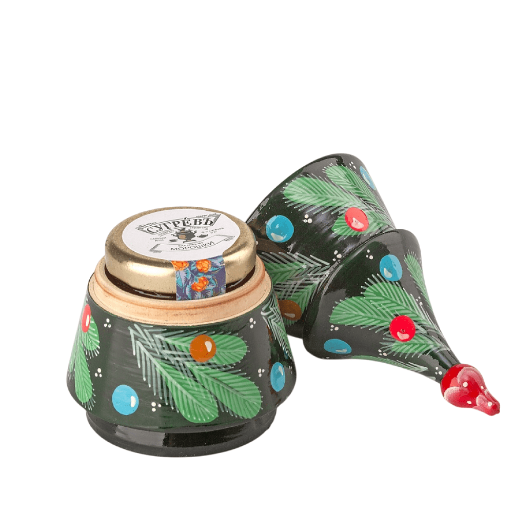 Набор подарочный "Сугревъ. Ёлка" (елка ручной работы с вареньем из морошки), 50 г - 2