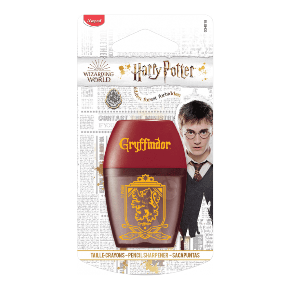 Точилка "Harry Potter", 1 отверстие, темно-красный