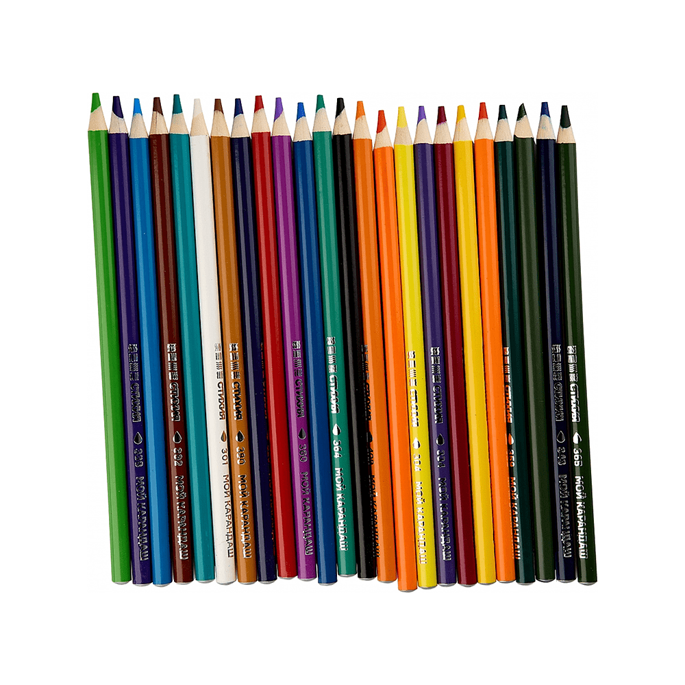 Набор акварельных карандашей "Стихия", 24 цвета - 4