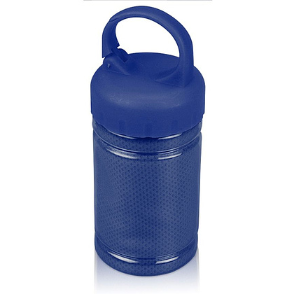 Набор подарочный "Klap": бутылка для воды и набор для фитнеса, синий - 4
