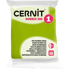 Полимерная глина "Cernit № 1 (Number One)", 56 г, 601 лаймовый зеленый