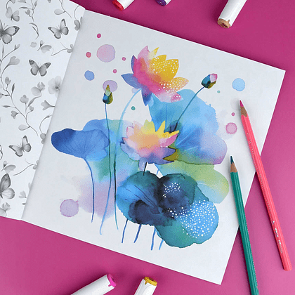 Раскраска "Творческая раскраска. Цветы" - 5