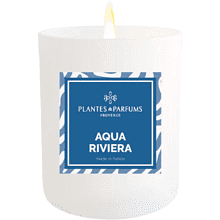 Свеча ароматическая PLANTES&PARFUMS "Aqua Riviera", 180 гр