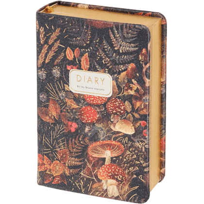 Ежедневник недатированный "Flora. Forest Fairy Tale", А7, 416 страниц, черный, красный - 2