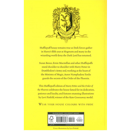 Книга на английском языке "Harry Potter and the Order of the Phoenix – Hufflepuff", Rowling J.K., -50% - 2