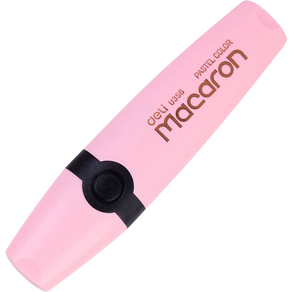 Маркер текстовый "Macaron U356" пастельный, розовый