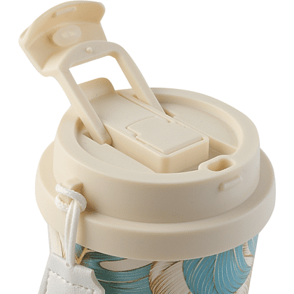 Термокружка "Тропические листья", 530 мл, морская волна - 2