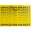 Пакет бумажный "Офистон Маркет", 30x20x8 cм, желтый, фиолетовый - 3