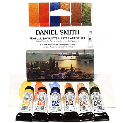 Краски акварельные Daniel Smith "Prafull Sawant Master Artist Set", 6 цветов, тубы - 2