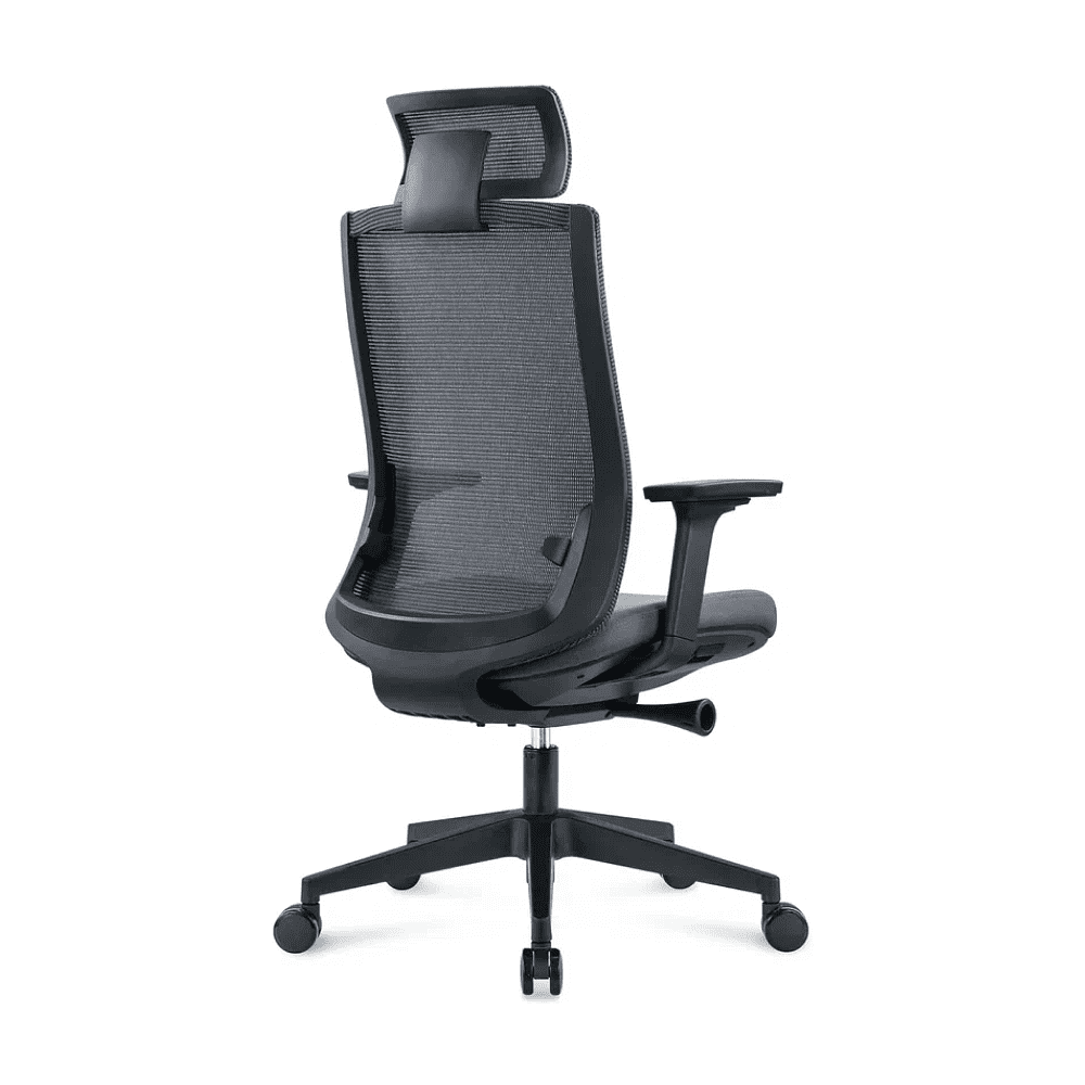 Кресло для руководителя SitZone "CH-312А", ткань, пластик, черный - 4