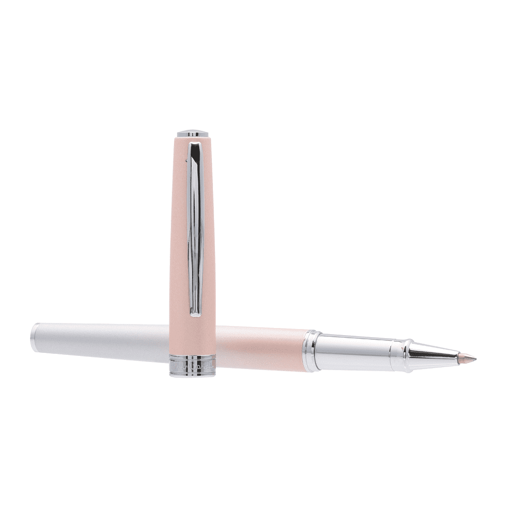 Ручка-роллер "Pierre Cardin Tendresse", 0.6 мм, серебристый, пудровый, стерж. синий - 7