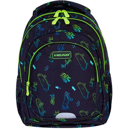 Рюкзак детский Astra "Head Skate Lifestyle", темно-синий, зеленый - 2