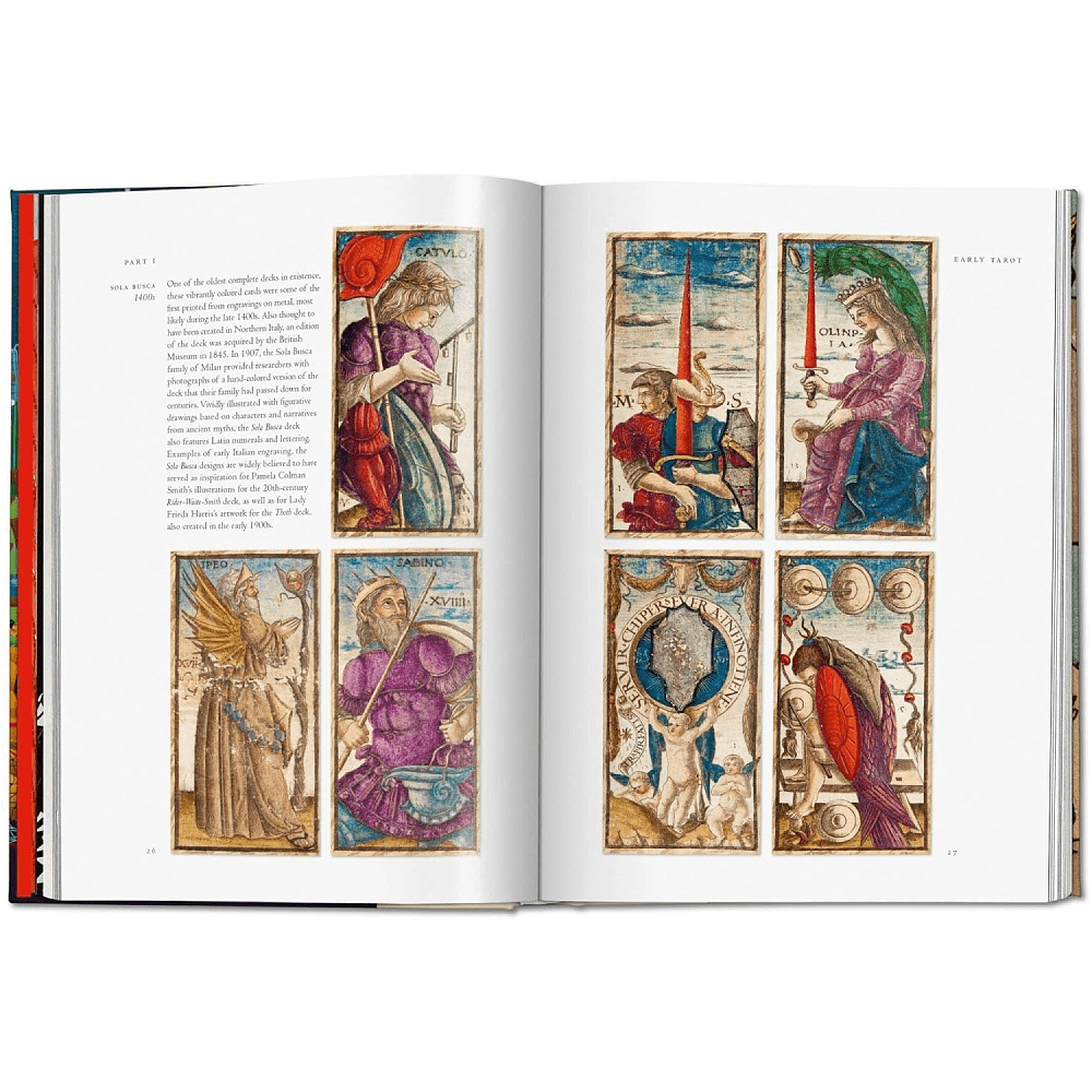 Книга на английском языке "Tarot. The Library of Esoterica", Jessica Hundley, Johannes Fiebig, Marcella Kroll - 2