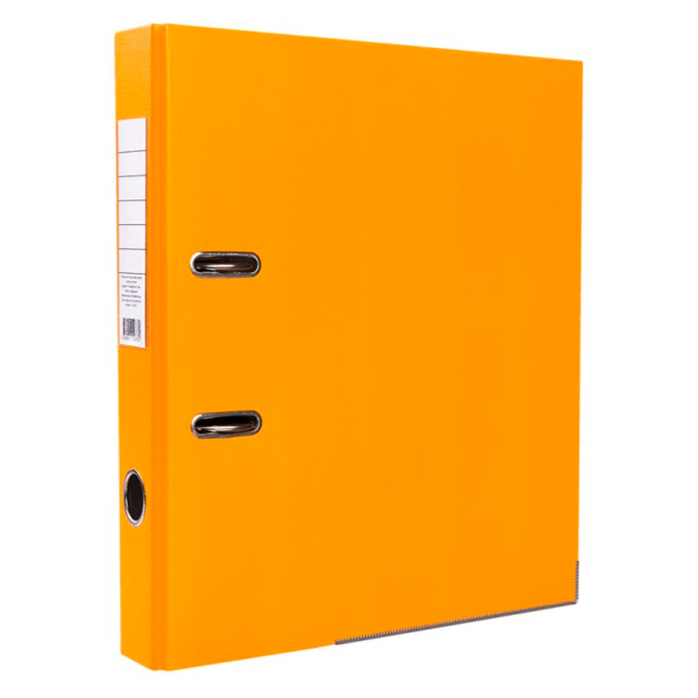 Папка-регистратор "OfficeStyle", А4, 50 мм, ПВХ Эко, оранжевый
