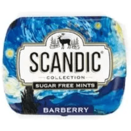Конфеты "Scandic", 14 г, без сахара, барбарис