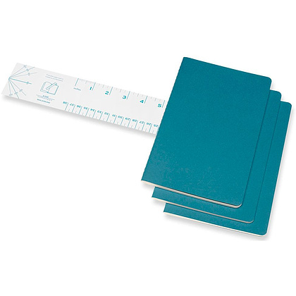 Блокнот "Cahier Journal Large", А5, 40 листов, линейка, 3 шт, голубой - 3