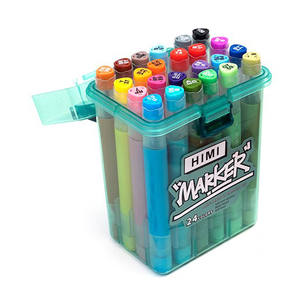 Набор маркеров художественных "Himi Miya", 24 шт/упак - 2