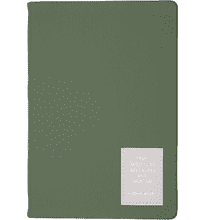 Ежедневник недатированный "Nuances. Эвкалипт", A5, 152 листа, зеленый