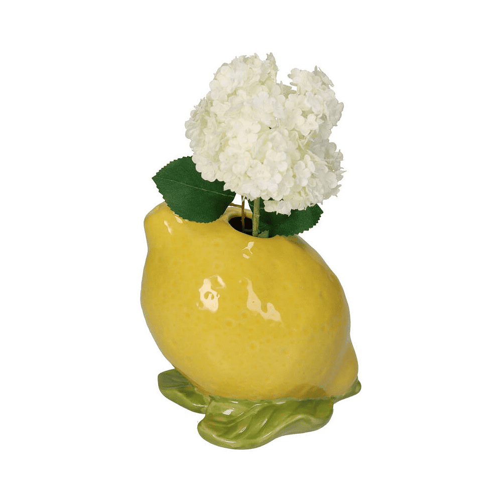 Ваза "Lemon", керамика, желтый - 3