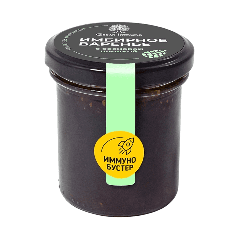Варенье "Immuno Booster", имбирное с сосновой шишкой, 170 г