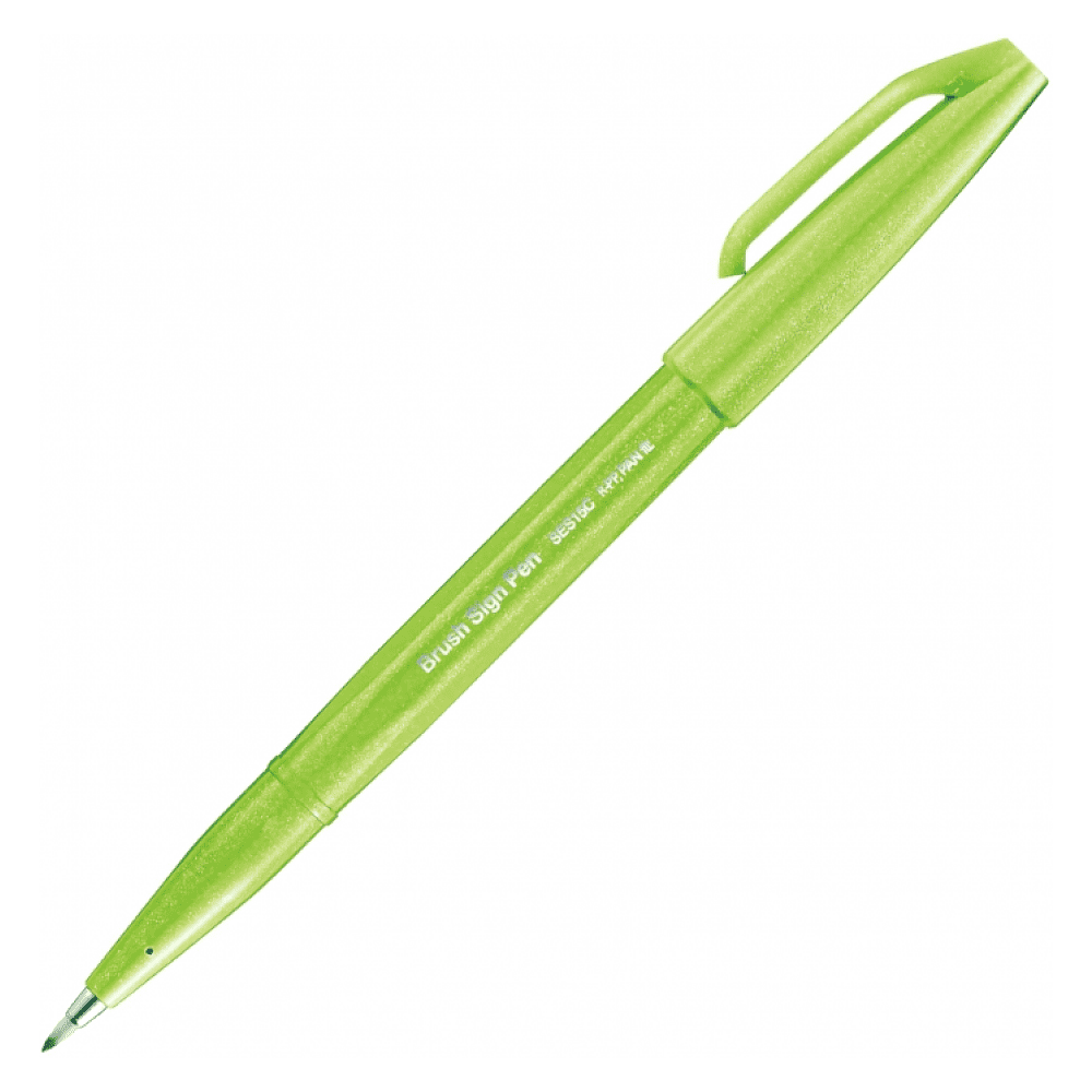 Маркер-кисть "Brush Sign pen", светло-зеленый