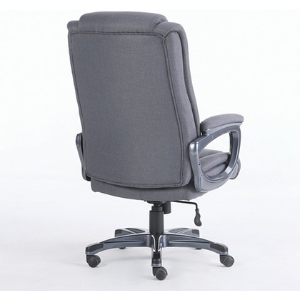 Кресло для руководителя BRABIX "Premium Solid HD-005", ткань, пластик, серый - 2