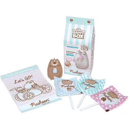 Карамель леденцовая "Pusheen. Хэппи Бокс", 30 гр, с игрушкой - 3