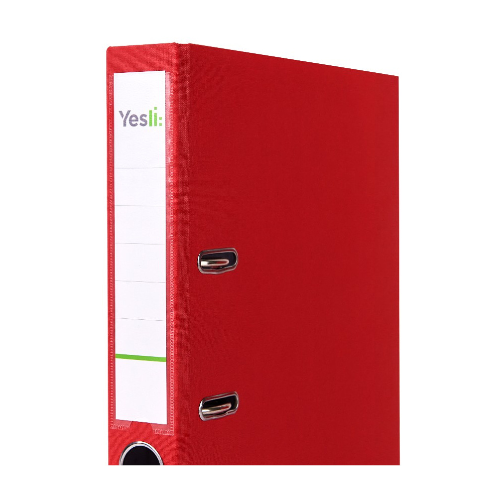 Папка-регистратор "Yesli:", А4, 50 мм, ПВХ Эко, красный - 2