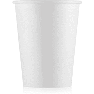 Стакан картонный Ecocups, 50 шт, 250 мл, белый