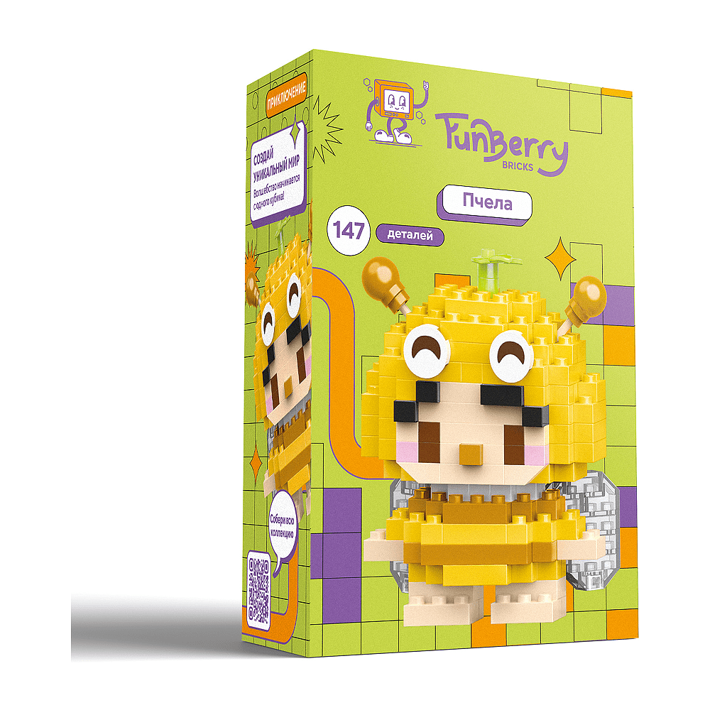 Конструктор "Funberry Toy", "Пчела", 147 элементов