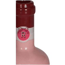 Ваза керамическая "Wine Bottle", 8х8х29 см, розовый