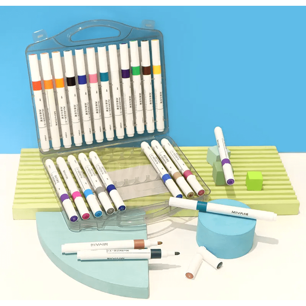 Маркеры художественные для скетчинга "Himi Miya", акриловые, набор, 48 цветов - 5