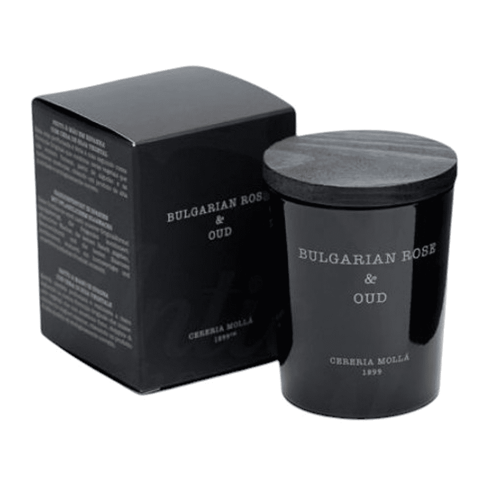 Свеча ароматическая CERERIA MOLLA "Bulgarian Rose & Oud", 70 гр, подарочная упаковка
