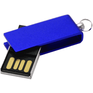 USB Flash 2.0 16 Gb VDM-055, пластик, метал, синий 