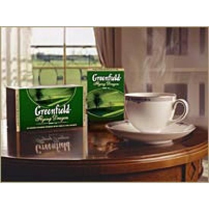Чай "Greenfield" Flying Dragon, 100 пакетиков x2 г, зеленый - 2