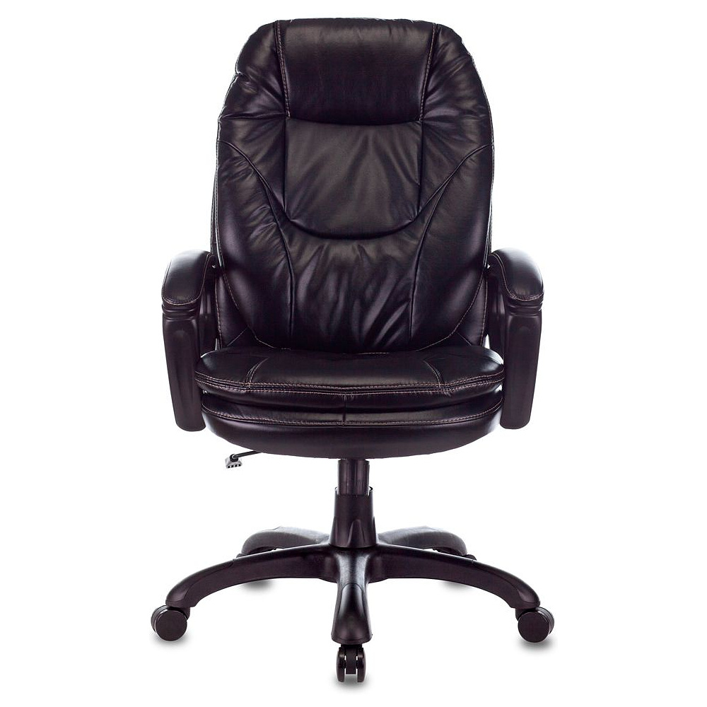 Кресло для руководителя "Бюрократ CH-868AXSN", кожзам, пластик, черный - 2