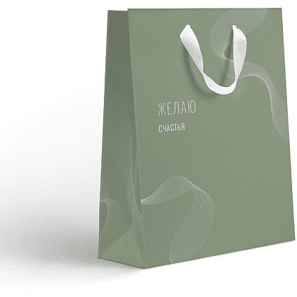 Пакет бумажный подарочный "Country LV", 25.5х31.5х11 см, ассорти