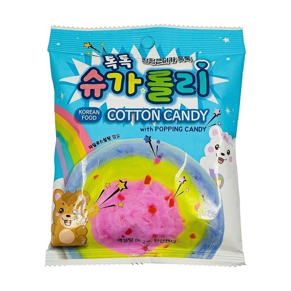 Сахарная вата "Big Sugar Lollies", 10 гр.