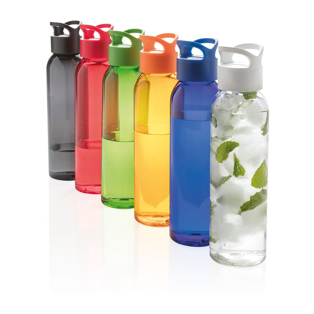 Бутылка для воды "P436.873", пластик, 650 мл, прозрачный, белый - 4